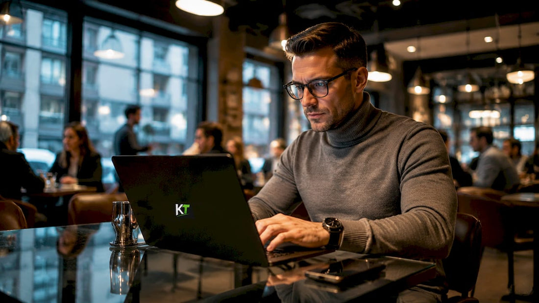 Trader working on cTrader at multi-monitor desk