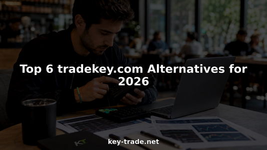 Trader examining trading keypads in home office