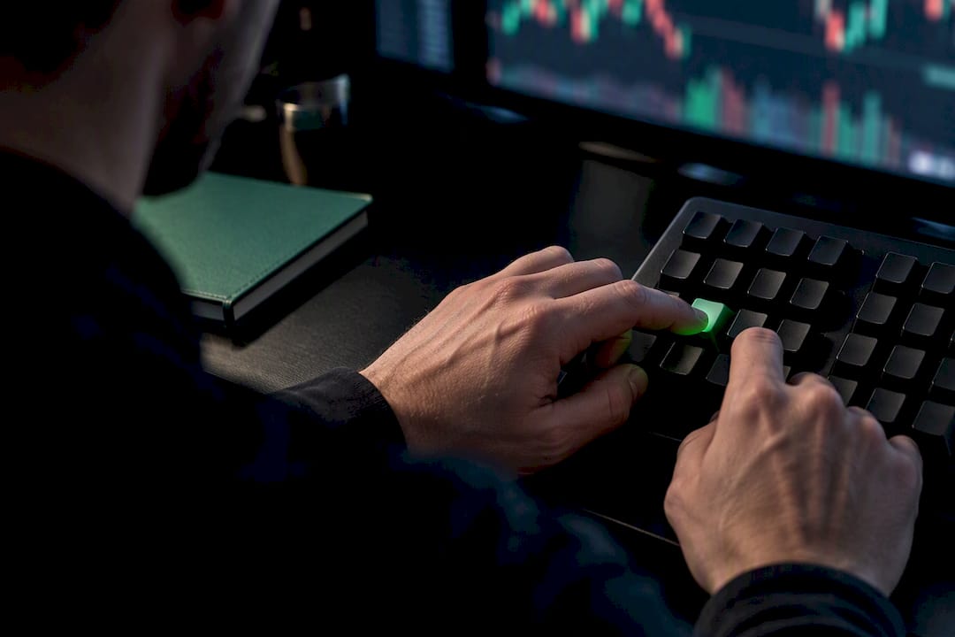 Trader activating a guarded reverse hotkey